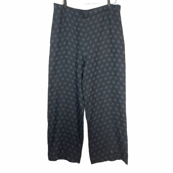 SOUTH STREET LINEN Wide-Leg Crop Pant Linen Wool - Picture 4 of 11